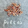 Pieces cool Pecan Nuts