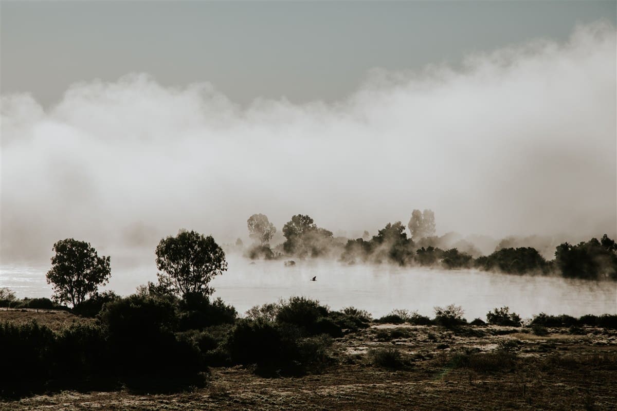 Lowerland farm landscape on the Orange River