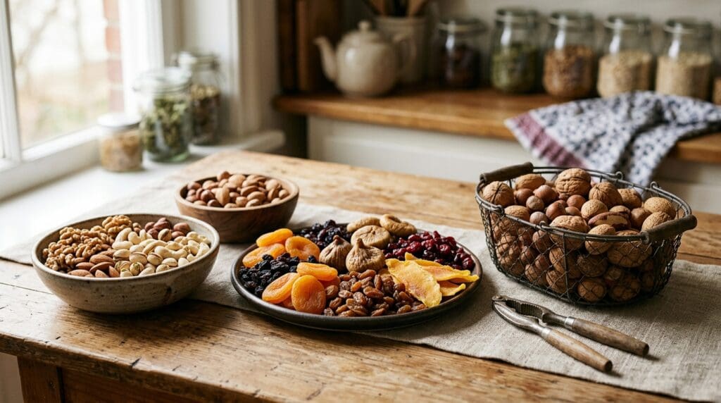 Pecan nuts and dried fruit from Lowerland