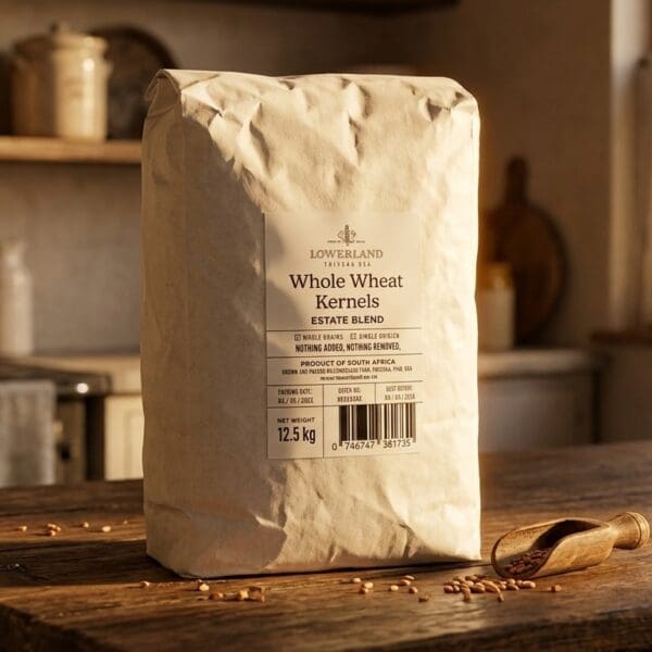 WholeWheatKernels_12.5kg_EstateBlend_Square Lowerland Estate Blend